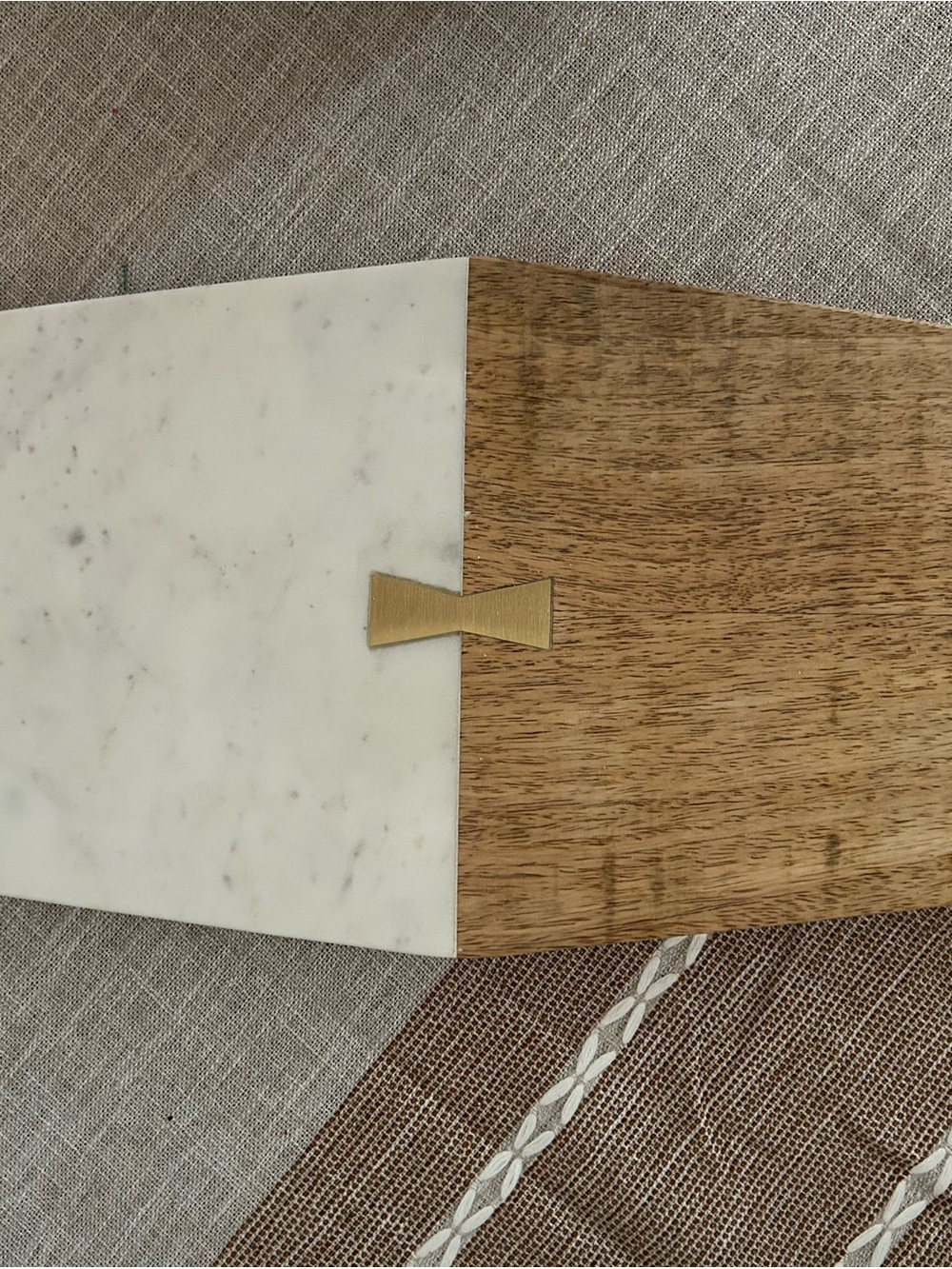 Crate & Barrel Marble Blend Serving Board *NEW